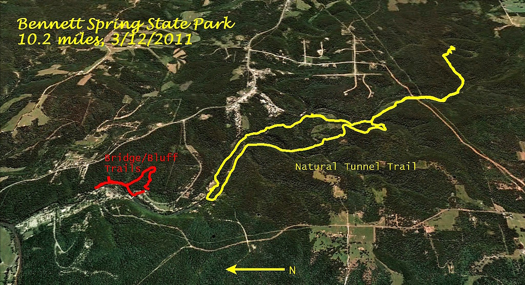 Spring Hiking Map Granger Meador Flickr