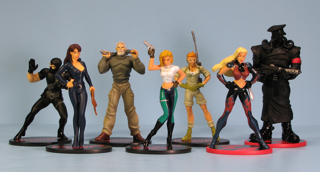 Danger Girl SevenPiece PVC Set FranMoff Flickr