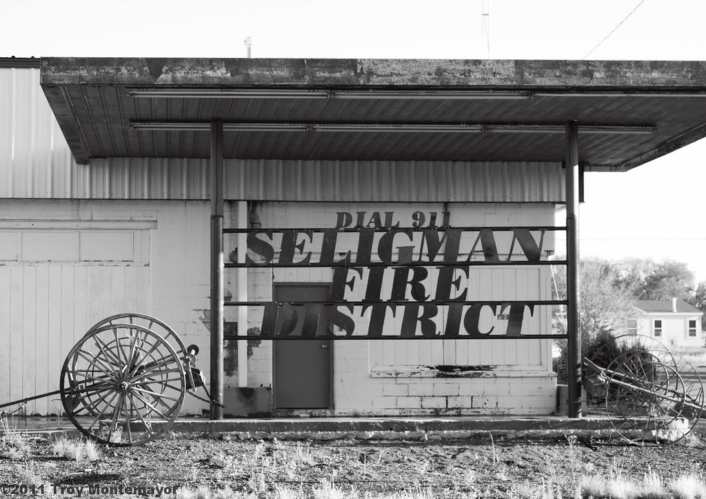 Seligman Fire District, Seligman, AZ A sign for the Seligm… Flickr