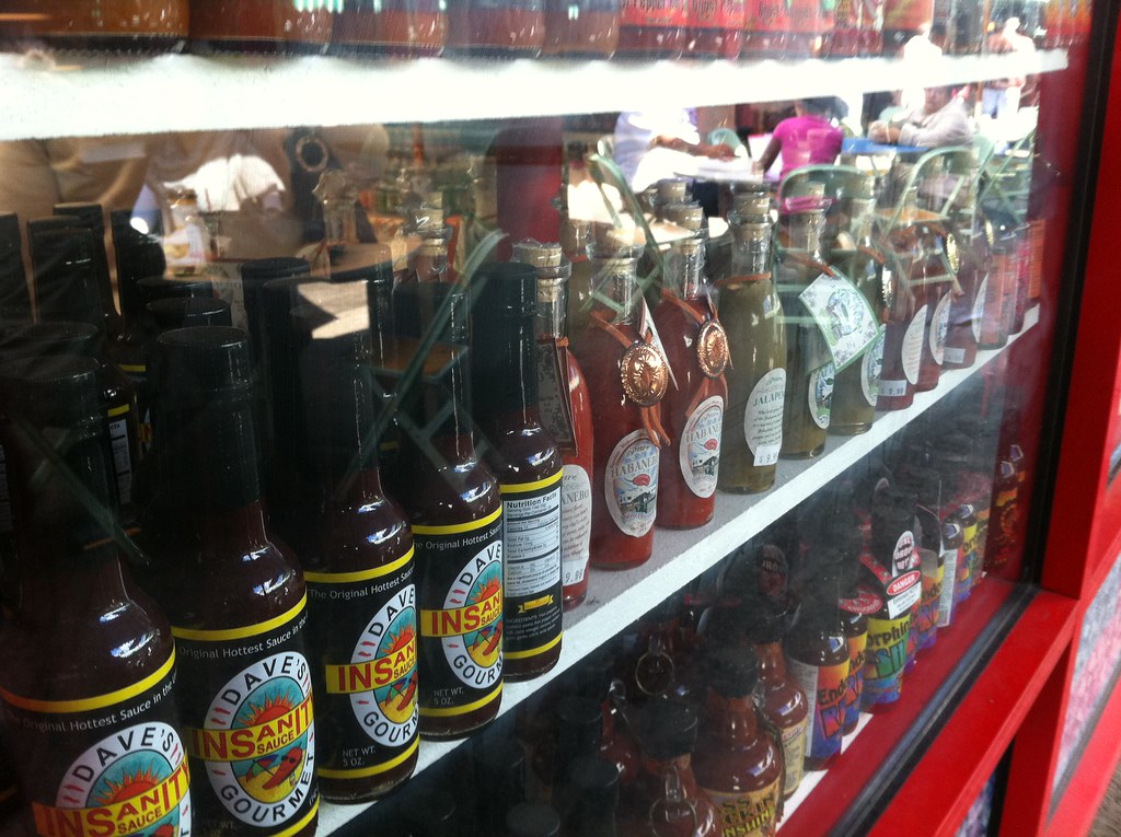 20 February 2011 Hot sauce store, Farmers Market, Los Ange