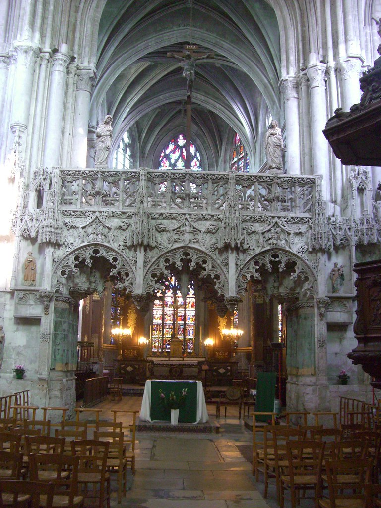 Eglise SainteMadeleine Troyes (10) Jubé du XVIe, sculpt… Flickr