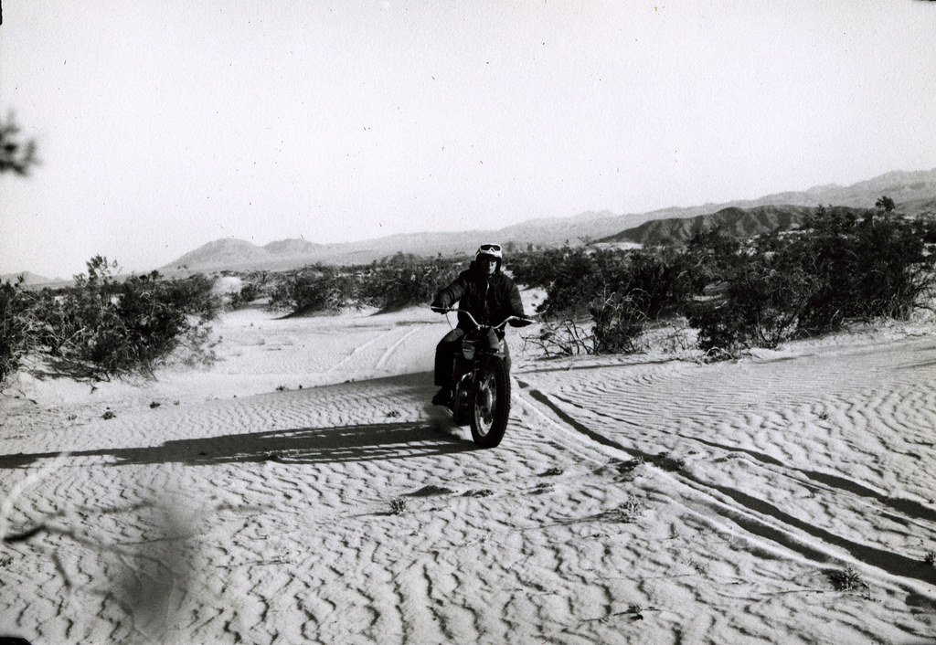 Mojave Desert Motorcycle riding at 1000 Palms 1966 Flickr