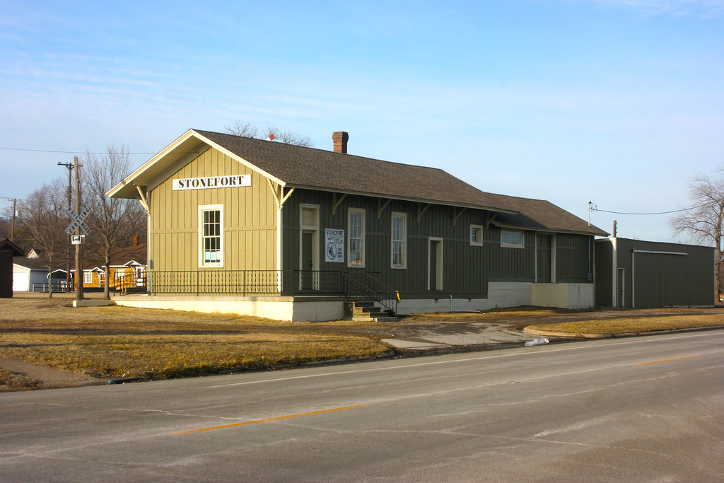 stonefort depot Stonefort depot Stonefort Illinois alan berning