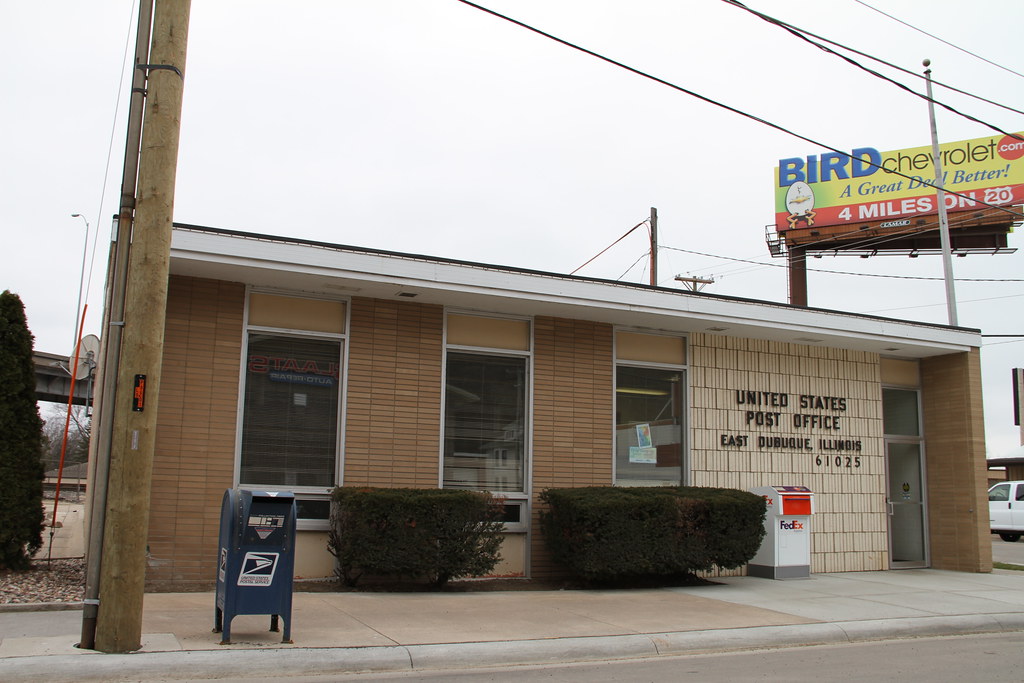 East Dubuque IL, East Dubuque Illinois, Post Office, 61205, Jo Daviess