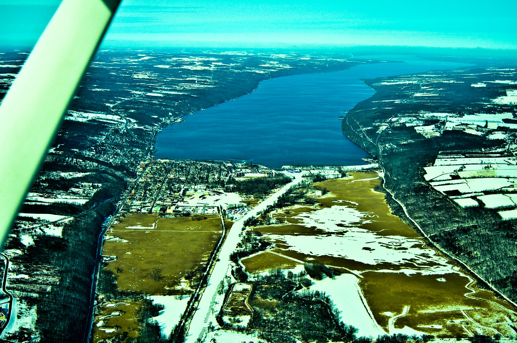 Seneca Lake from 4,500ft I took this of Seneca Lake from t… Flickr