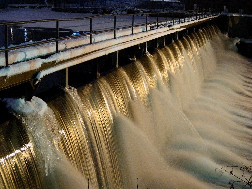 Moody Street Dam At Night This photo was published in the … Flickr