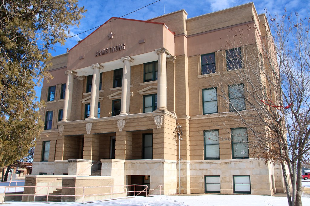Armstrong County Courthouse (Claude, Texas) Historic 1912 … Flickr
