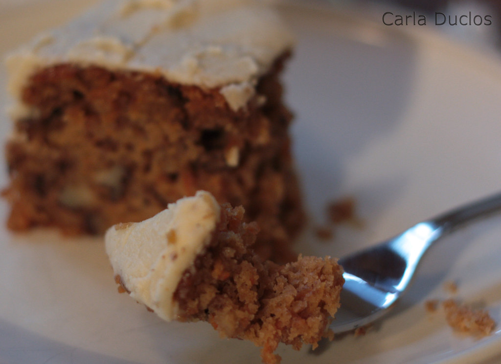 Bolo de cenoura com banana e nozes Receita publicada em w… Flickr