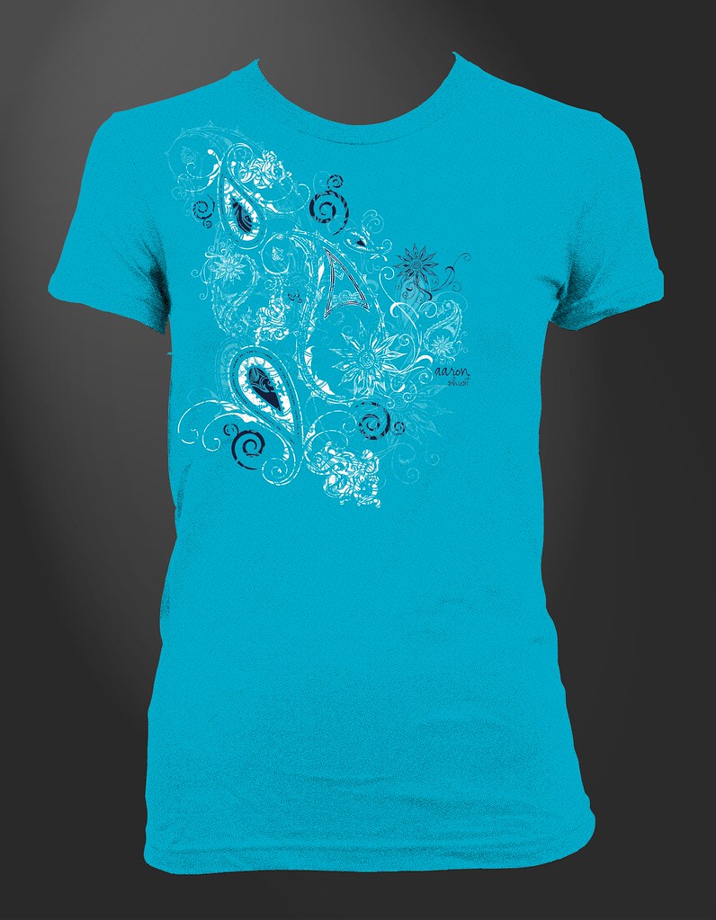 Girlie graphic tee feb 11 TURQUOISE FINAL Greg Oliver Agency Flickr