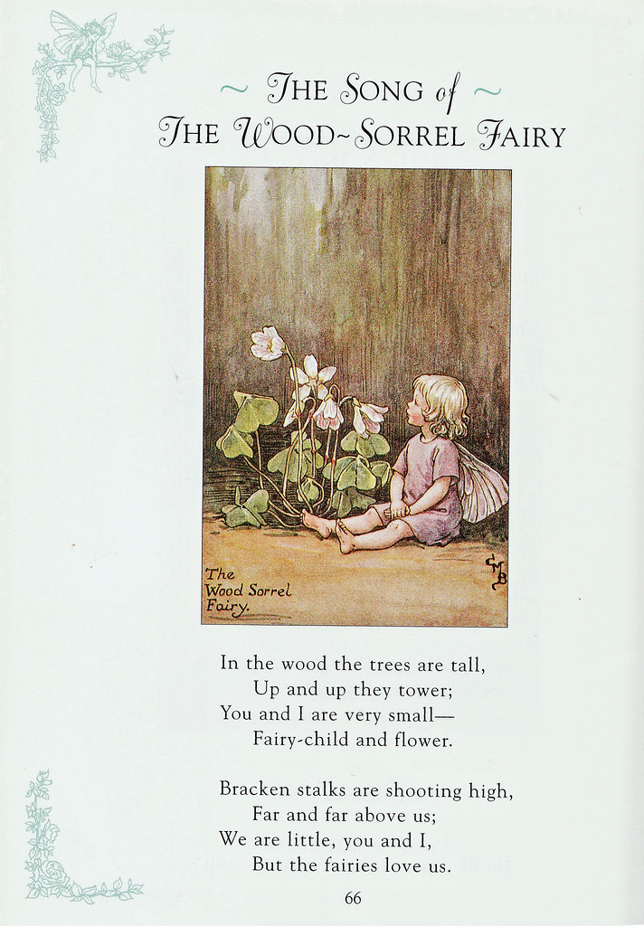 WoodSorrel Fairy Sweet, Art Nouveaustyle images of woodl… Flickr
