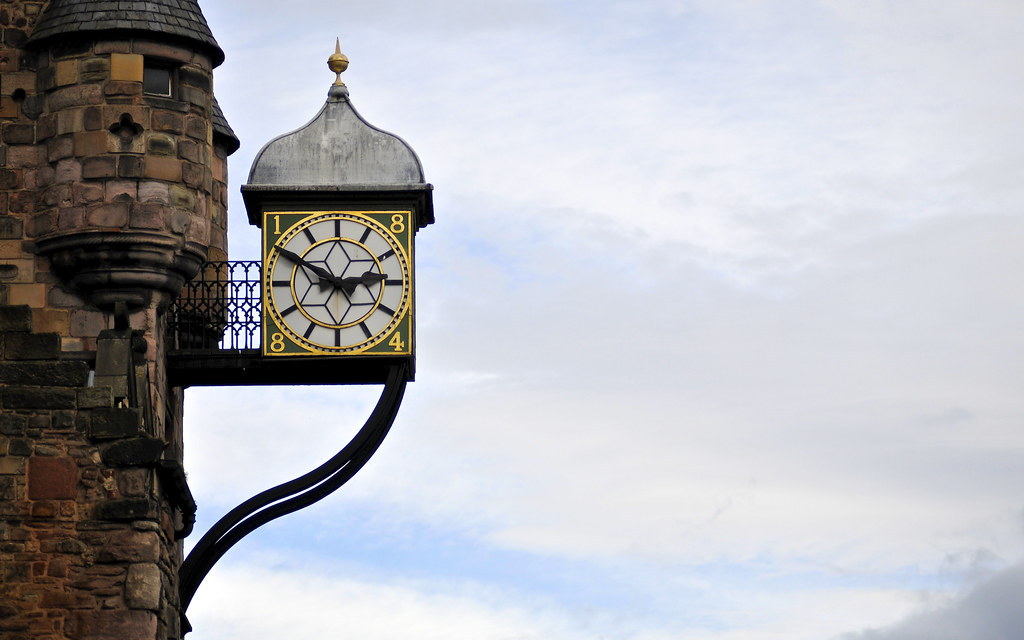 1884 Clock, Edinburgh Featured as my daily desktop wallpap… Flickr