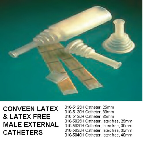CONVEEN LATEX & LATEX FREE MALE EXTERNAL CATHETERS Flickr