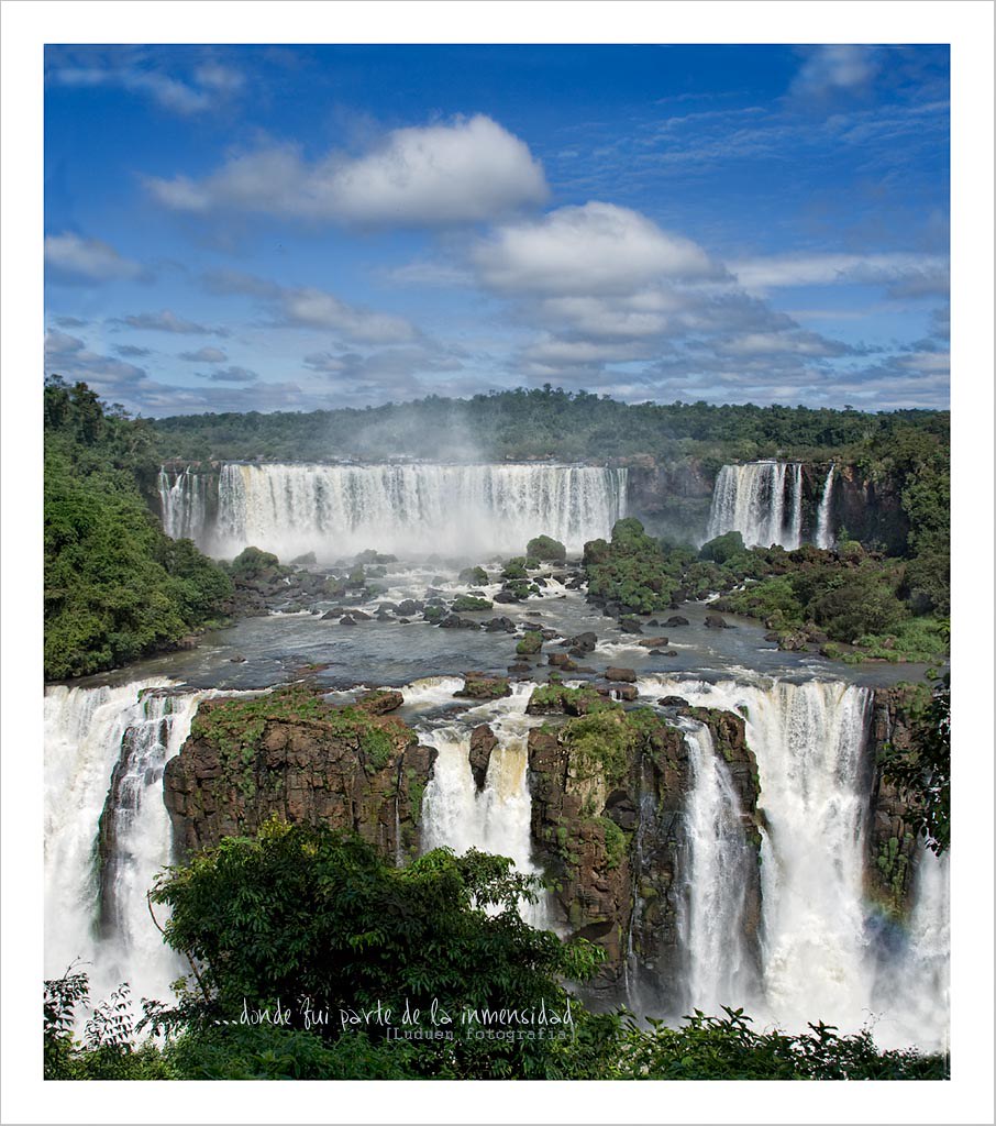 Cataratas de Iguazú desde el lado brasilero