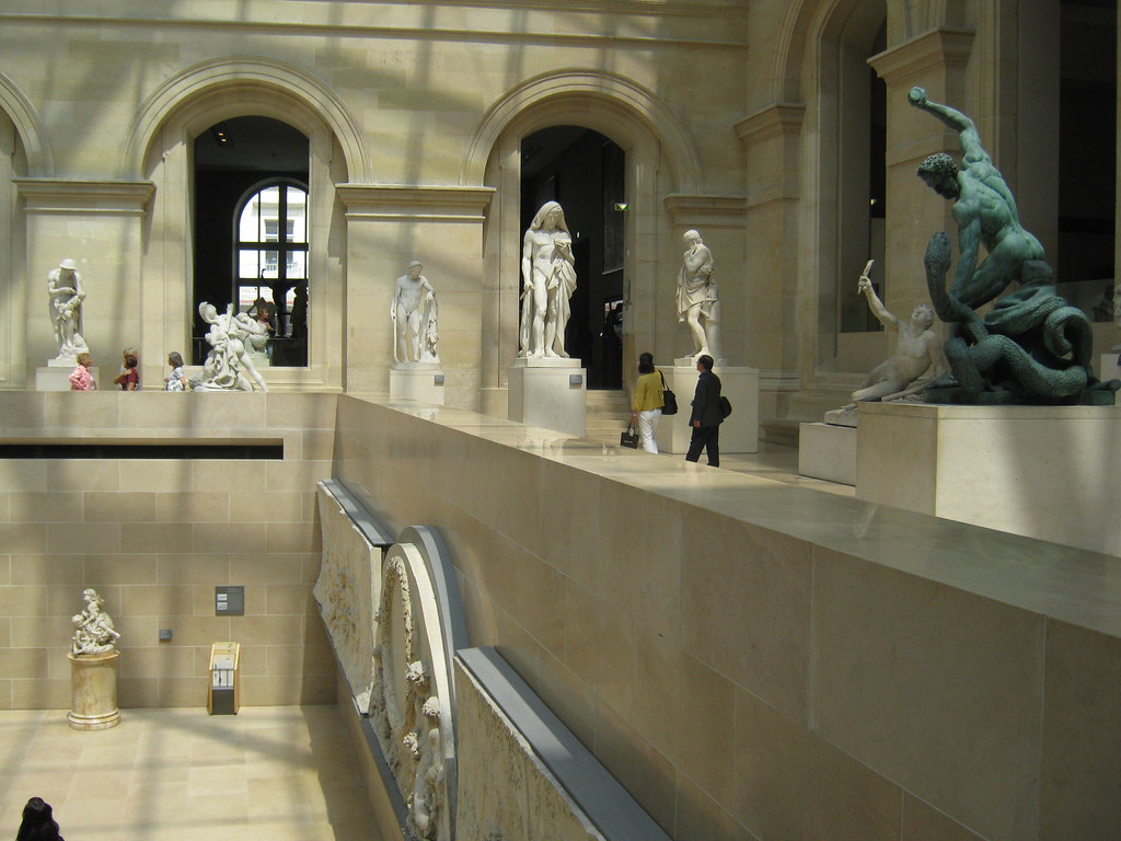 Sculpture court, The Louvre One of many sculpture courts a… Flickr