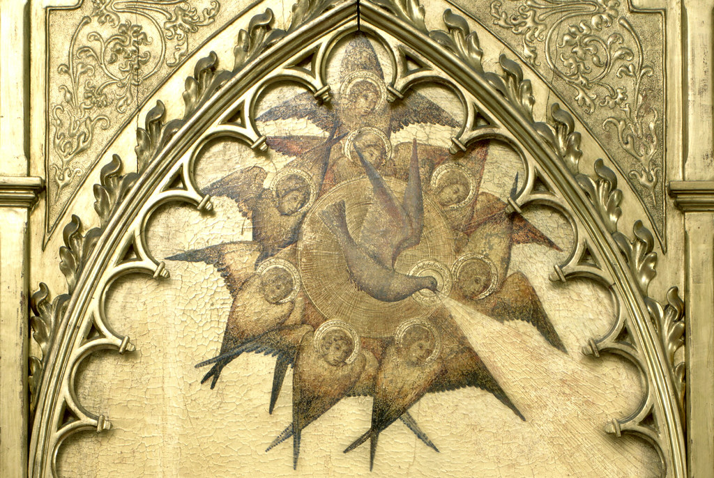 Simone Martini & Lippo Memmi - Annunciazione, Detail Holy … | Flickr 686_x_1024_jpg