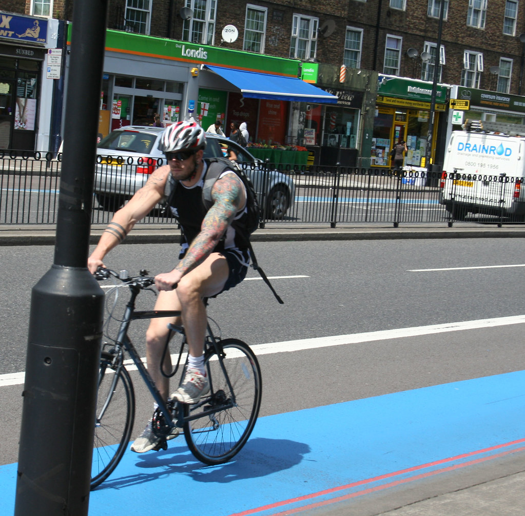 man on bike Zoom In Photography School Oval London Flickr