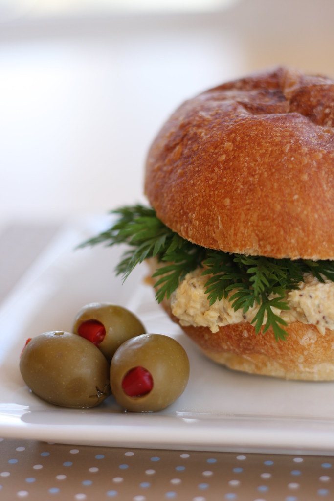 Olives for Dinner Chickpea Salad Sandwich Olives for Dinner Flickr