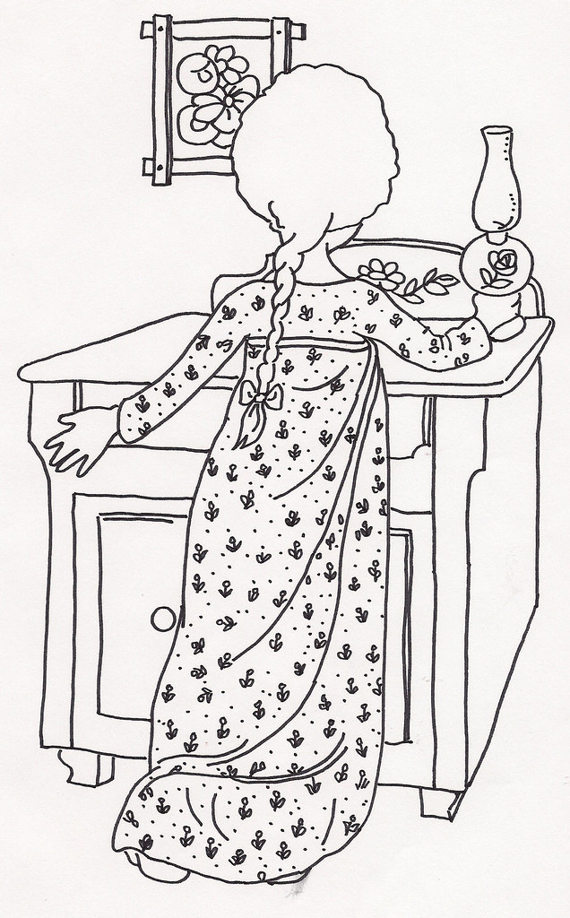 Girl in Nightgown Jenine Flickr