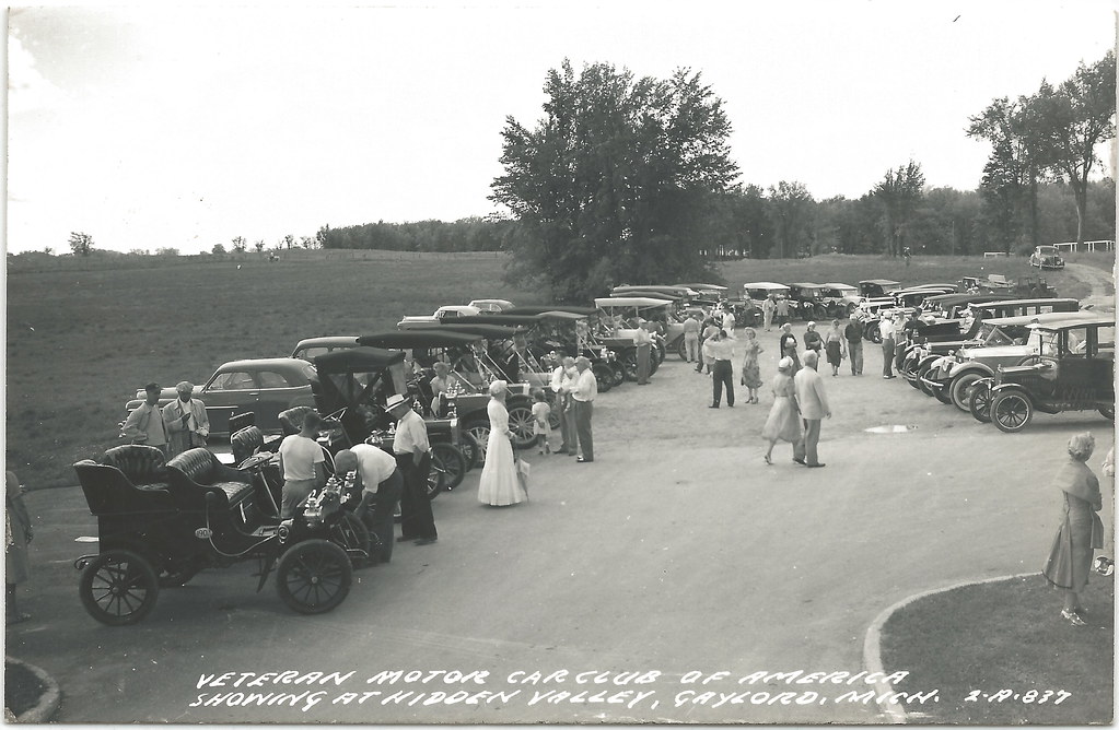 NE Gaylord MI RPPC Veteran Motor Car Club of America Car S… Flickr