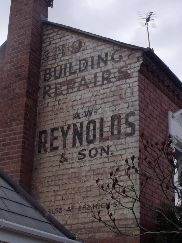 War Lane, Harborne old wall advert Building Repairs … Flickr