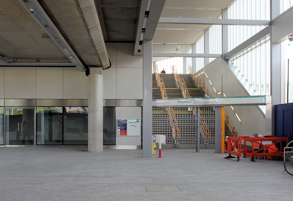 Pudding Mill Lane DLR station Resited station opened 28th … Flickr