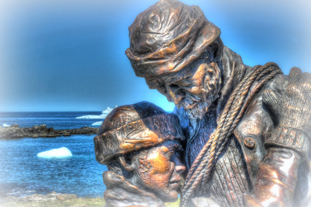 Sealers Memorial Elliston, Newfoundland Depicts a father a… Flickr