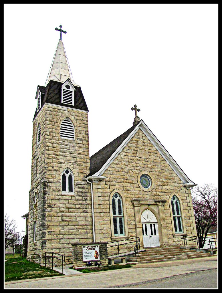 St. Anthony's Church Strong City, Kansas. jimsawthat Flickr