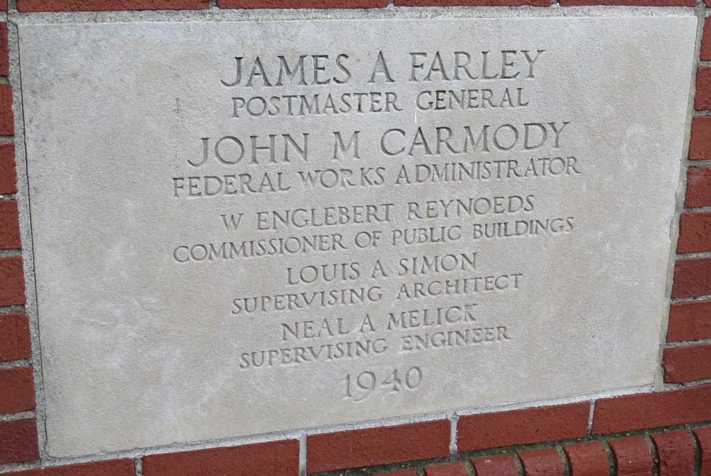 Post Office 52205 Cornerstone (Anamosa, Iowa) Built in 194