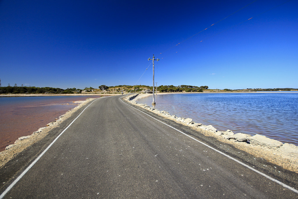 Rottnest Island Pink Lake on the left, Lake Vincent on the… Kevin