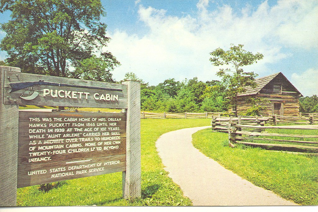 Virginia Hillbilly Orlean Puckett Cabin at Blue Ridge Park… Flickr