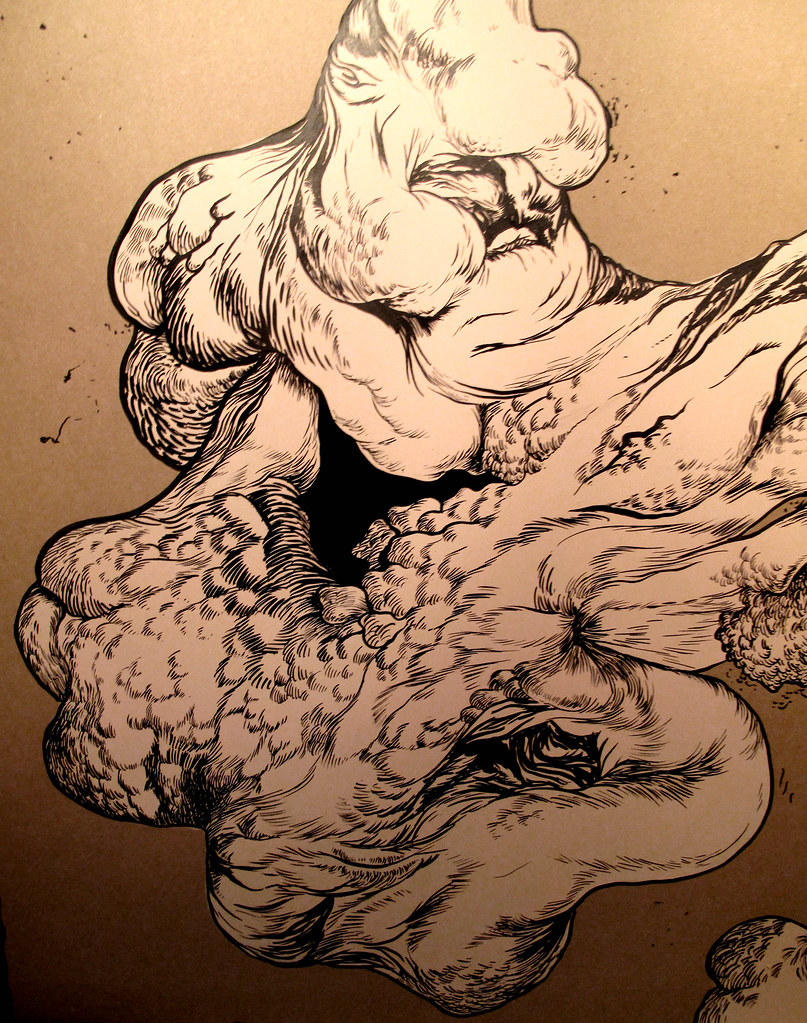 002 drawing and joking with raymond. waynehorse Flickr