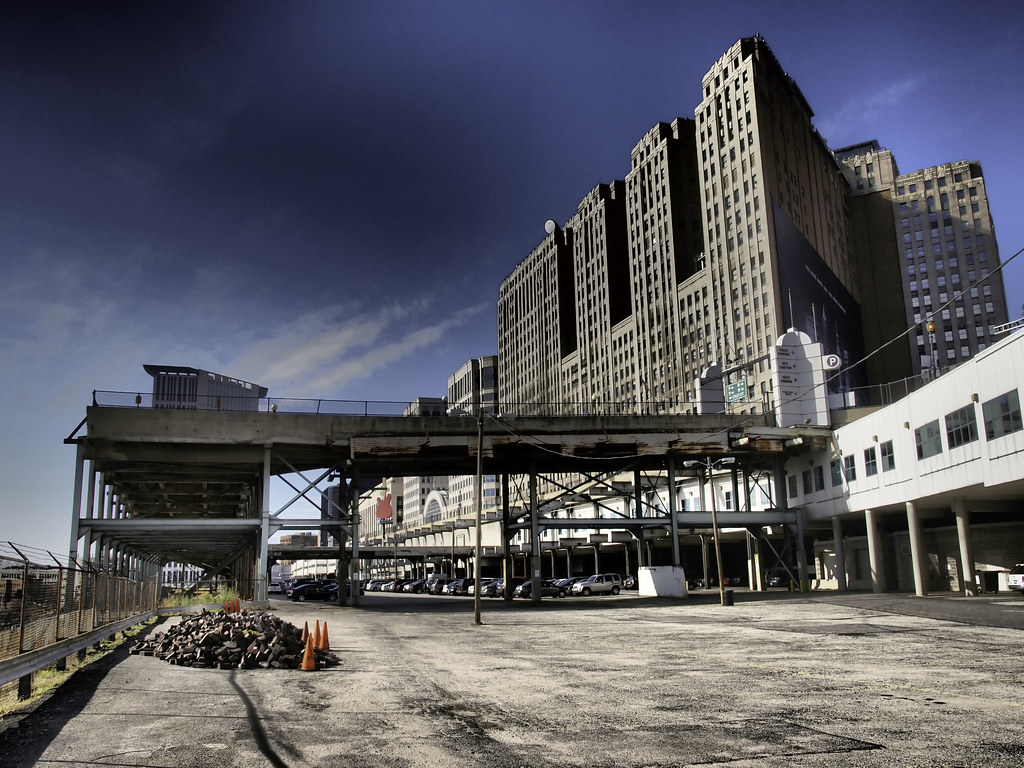 Old Tower City Parking Entrance Ramp The closed entrance t… Flickr