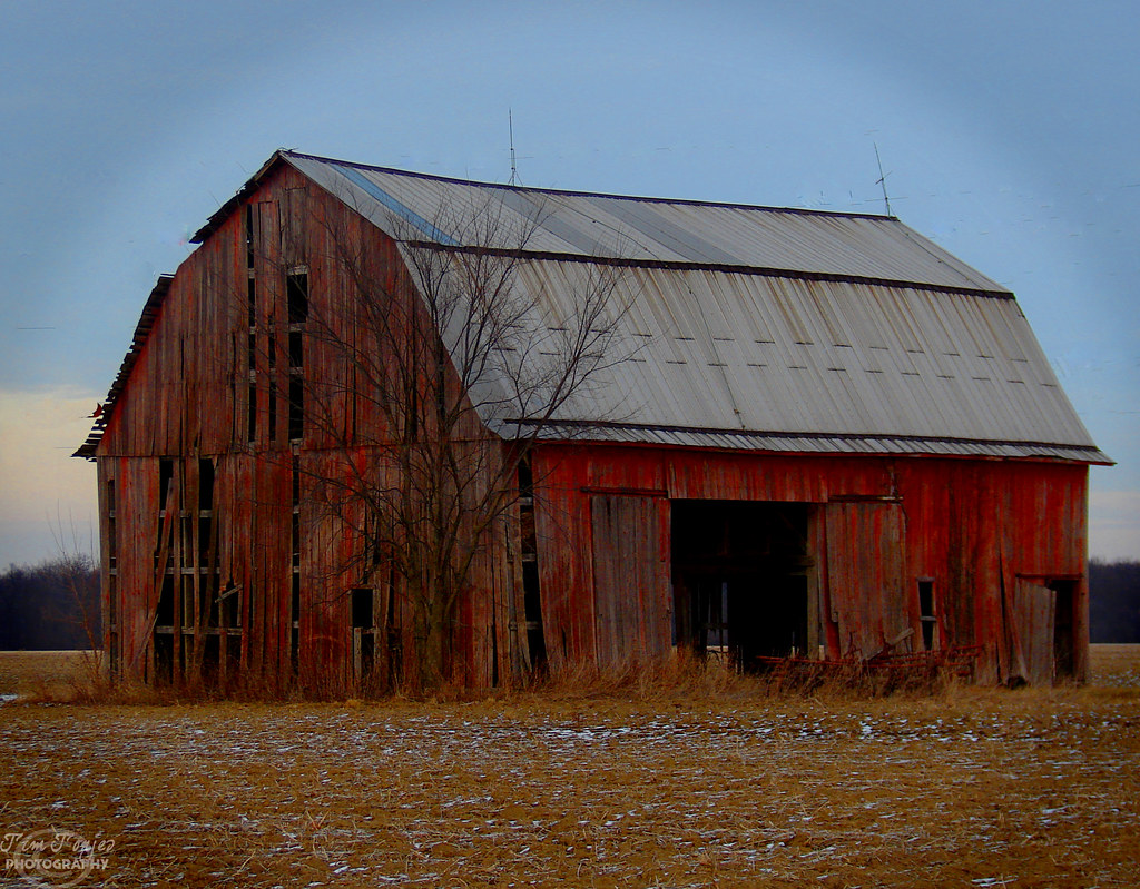 Old Barn, Defiance County Ohio South of Defiance, Ohio eas… Flickr
