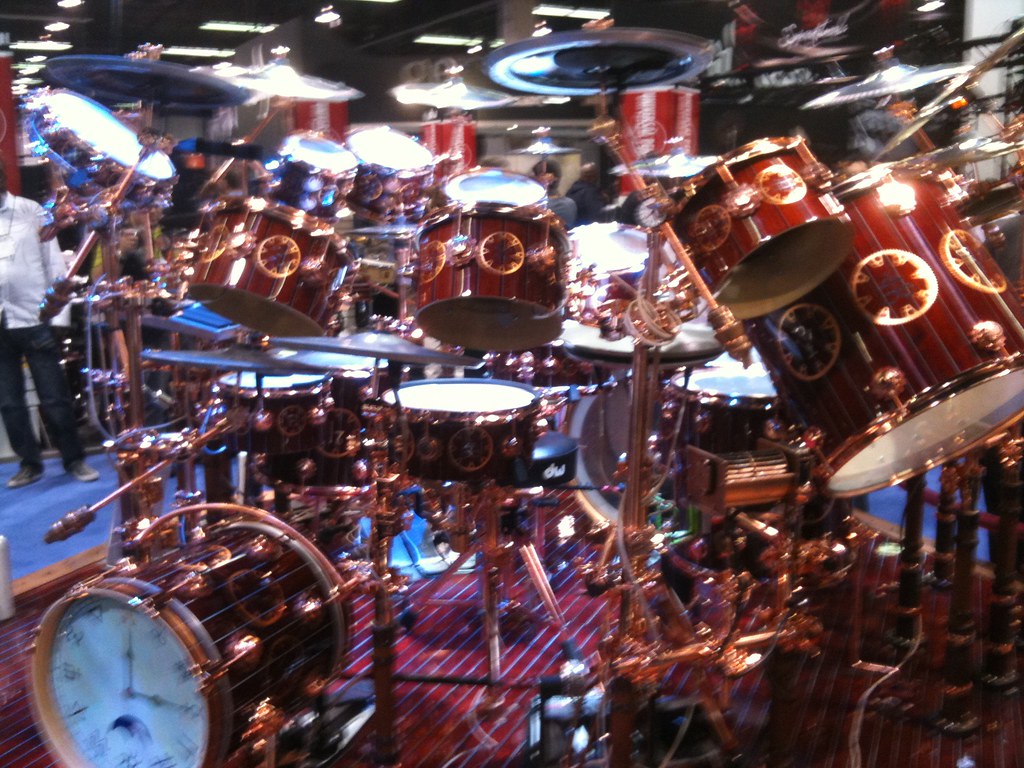 Neil Peart Time Traveler DW Drum Kit a photo on Flickriver
