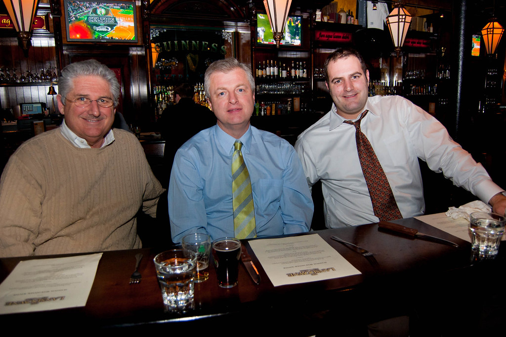 Guinness Seasonal Beer Dinner Gentlemen at the Bar Rail Flickr