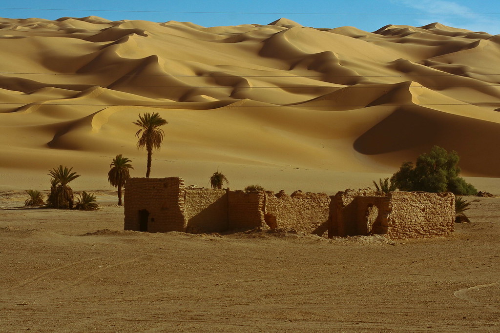 7, Fragrance of the past!! Old Libyan houses with sand sea… Flickr