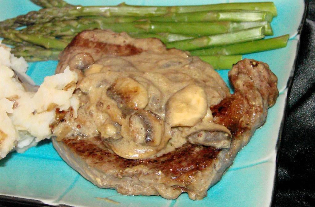 Pan Fried Steak with Sauce Flickr