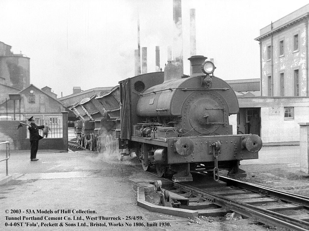 25/04/1959 Tunnel Portland Cement, West Thurrock. Flickr