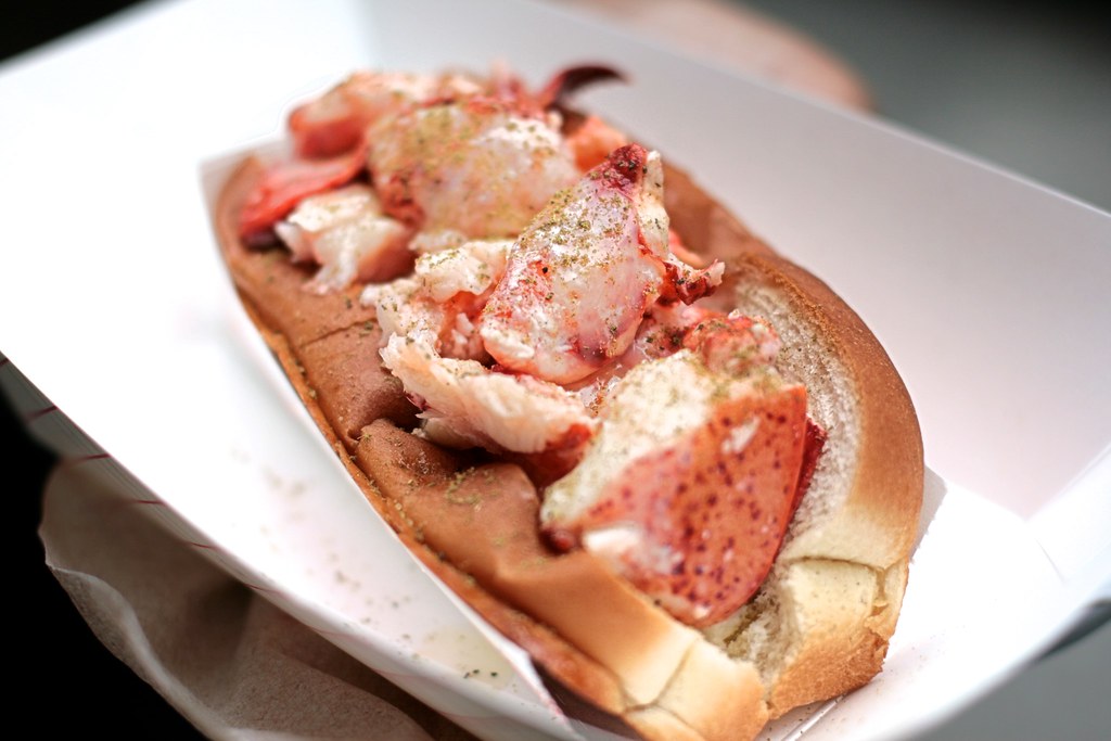 lobster roll from luke's in the east village Alexis Lamster Flickr