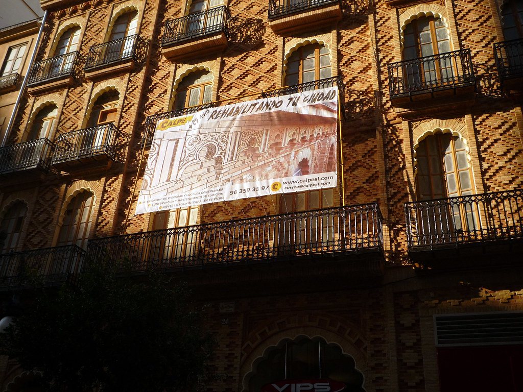 Valencia.Casa árabe.Billares Colon Hecha en 1859 por el ma… Flickr