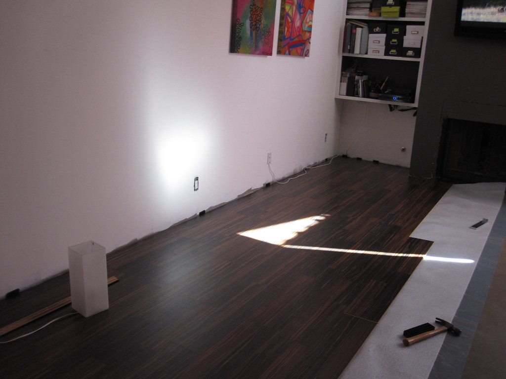Wills Residence House Work IKEA Tundra flooring Finally do… Flickr