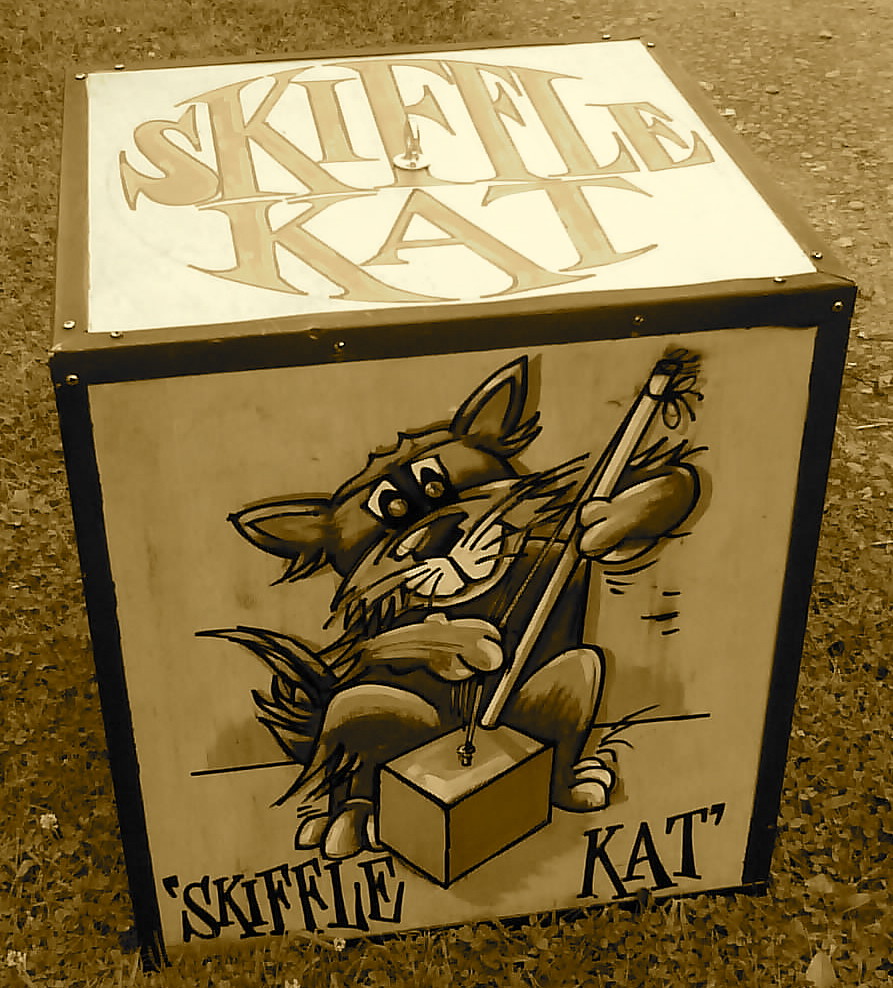 Skiffle cat Bass Tea chest basses made to order www.skiffl… Flickr