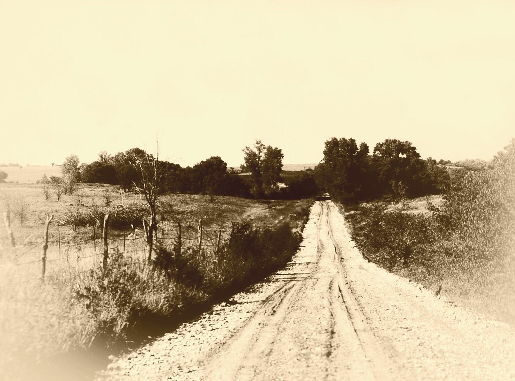 DESOLATE ROAD TO BLUE RAPIDS, KANSAS This is on the way to… Flickr
