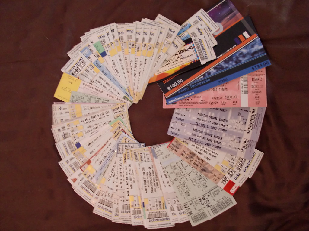 Widespread Panic Tickets I've saved the ticket of every si… Flickr