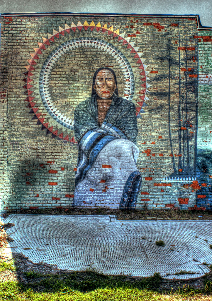 Indian Art Wall Mural Hominy, Oklahoma Sirius_Photography Flickr