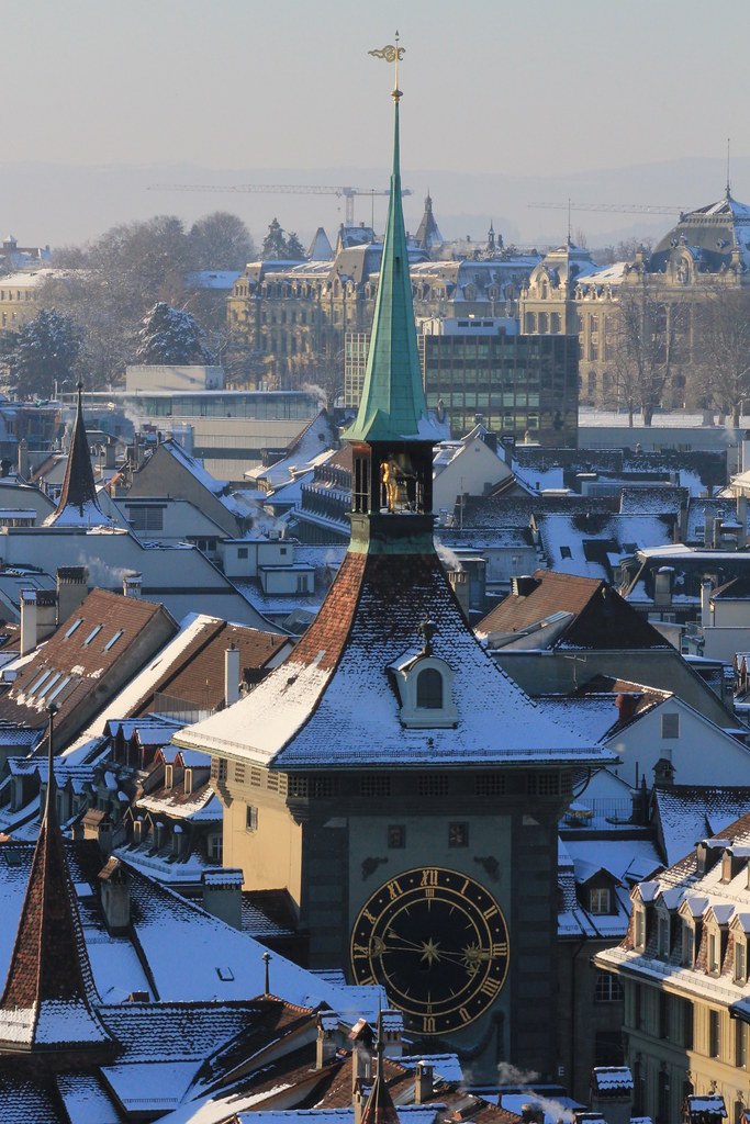 Aussicht vom Turm des Berner Münster in Bern in der Schwei… Flickr