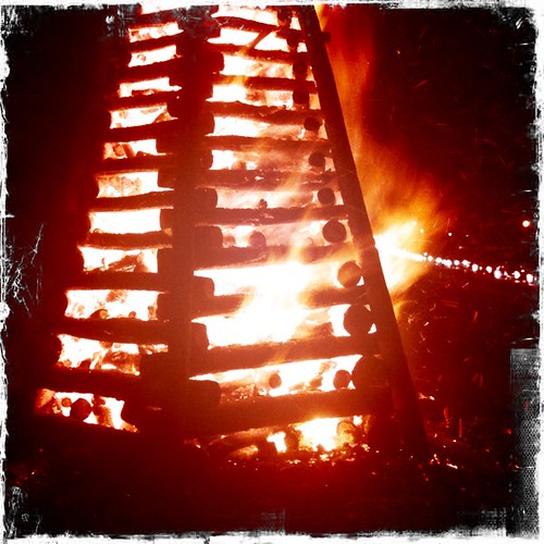 Bonfires on the Levee Christmas Eve in Lutcher, LA Flickr