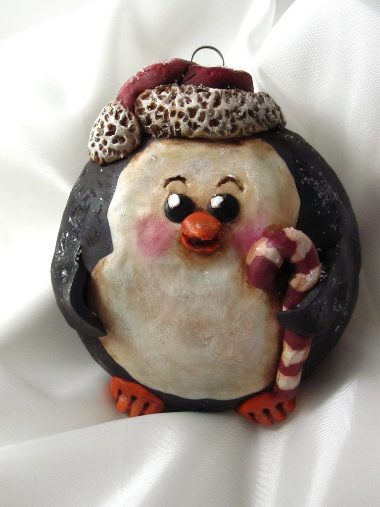 Penguin Christmas Ornament Irene MacKinnon Flickr