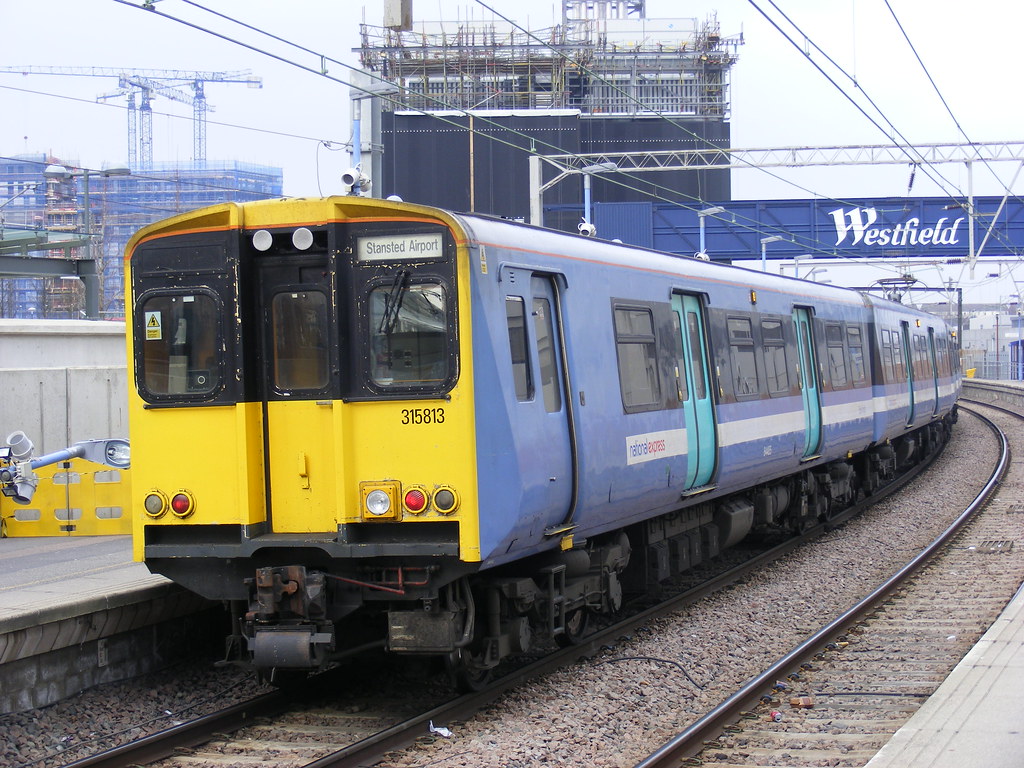 National Express East Anglia . 315813 . Stratford Station