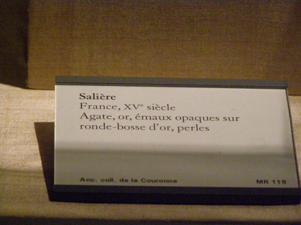 Salt cellar French sign Salt cellar France 15th century … Flickr